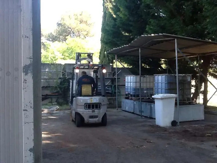 Prova pratica con carrello elevatore