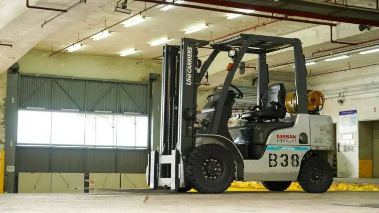 Prova pratica con carrello elevatore