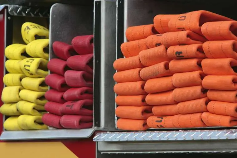 Esercitazione antincendio con naspo